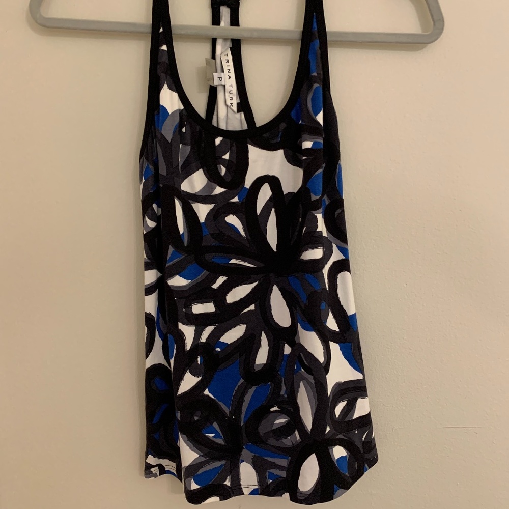 Trina Turk Floral Print Tank